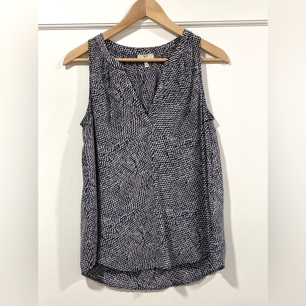 Silk Joie Split Neck Tank Size S